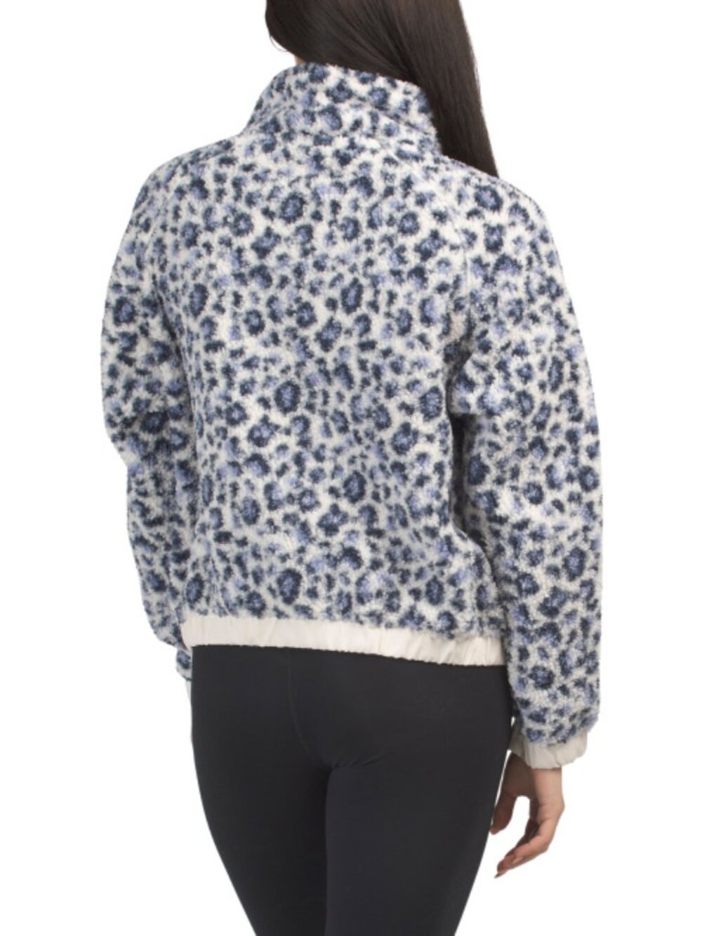 ASPEN Printed Fleece Bomber Jacket - Picture 2 of 2